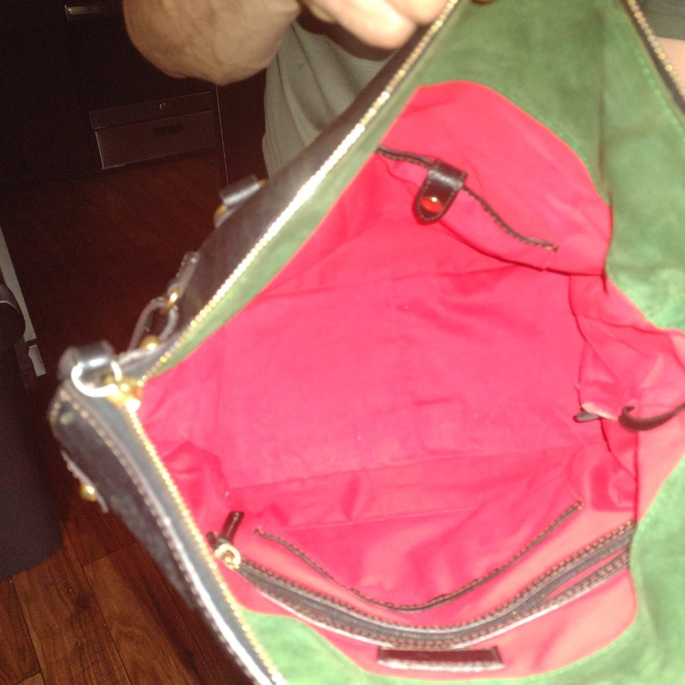 Dooney & Bourke Leather Florentine Satchel - Picture 7 of 9